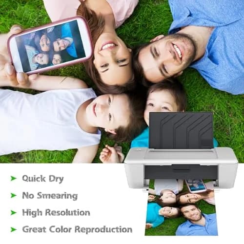 KOALA PAPER Resin Coated 8x10 In Satin Photo Printer Paper 72lb | 50 Sheets, Water-Resistant, True-Color Reproduction thumbnail 3