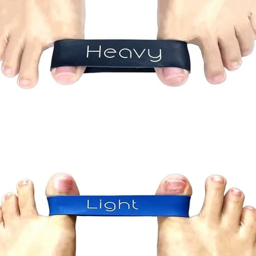 ss soxsense Toe Stretcher Bands 2-Piece Set | Foot Exercise Resistance Bands for Toe Alignment thumbnail 1