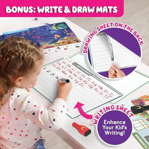 Funcils Search and Find Educational Toy Mats for Kids Ages 3-6 | Cognitive & Creative Skills thumbnail 8
