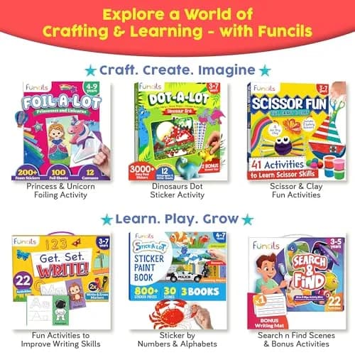Funcils Search and Find Educational Toy Mats for Kids Ages 3-6 | Cognitive & Creative Skills thumbnail 3