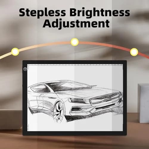 ME456 Rechargeable Drawing Board 15" (38cm) Light Pad | Adjustable Brightness LED Tracing Light Box thumbnail 4