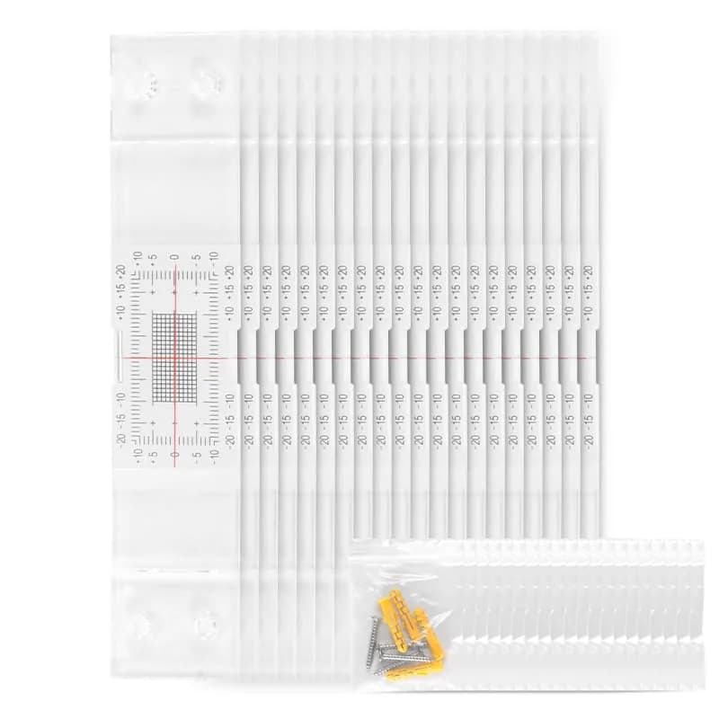 Mountlaser Tell-Tale Crack Monitor 20PCS | ±1mm Tick Marks, ±20mm Horizontal Range thumbnail 2