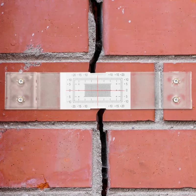 Mountlaser Tell-Tale Crack Monitor 20PCS | ±1mm Tick Marks, ±20mm Horizontal Range thumbnail 12