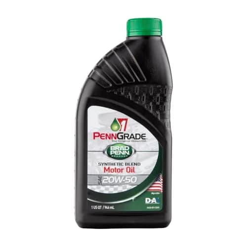PENN GRADE 1 Synthetic Blend High Performance Oil SAE 20W-50 | 6 Pack, 1 Quart Bottles thumbnail 1