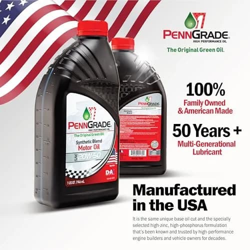 PENN GRADE 1 Synthetic Blend High Performance Oil SAE 20W-50 | 6 Pack, 1 Quart Bottles thumbnail 4
