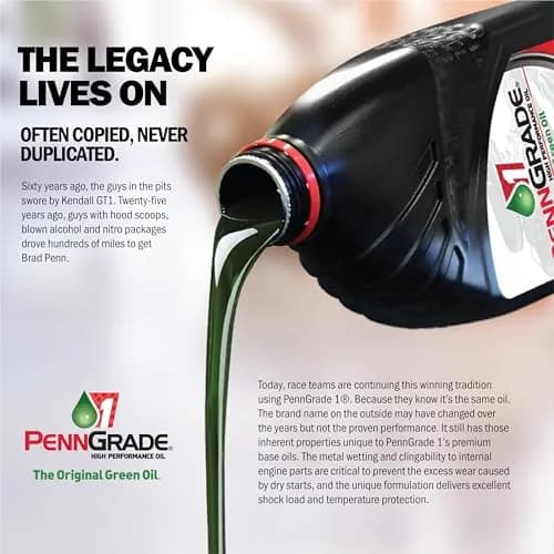 PENN GRADE 1 Synthetic Blend High Performance Oil SAE 20W-50 | 6 Pack, 1 Quart Bottles thumbnail 5