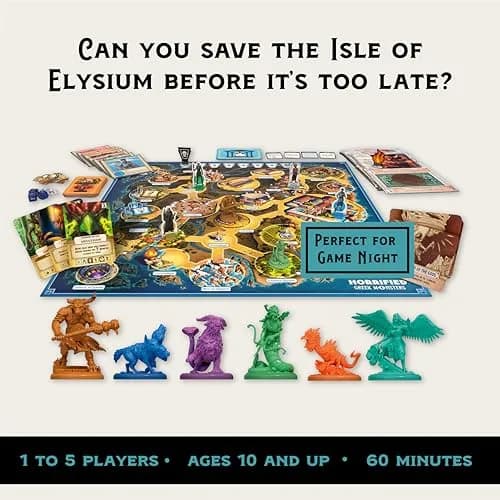 Ravensburger Horrified Greek Monsters Board Game | Cooperative Strategy for 1-5 Players thumbnail 2
