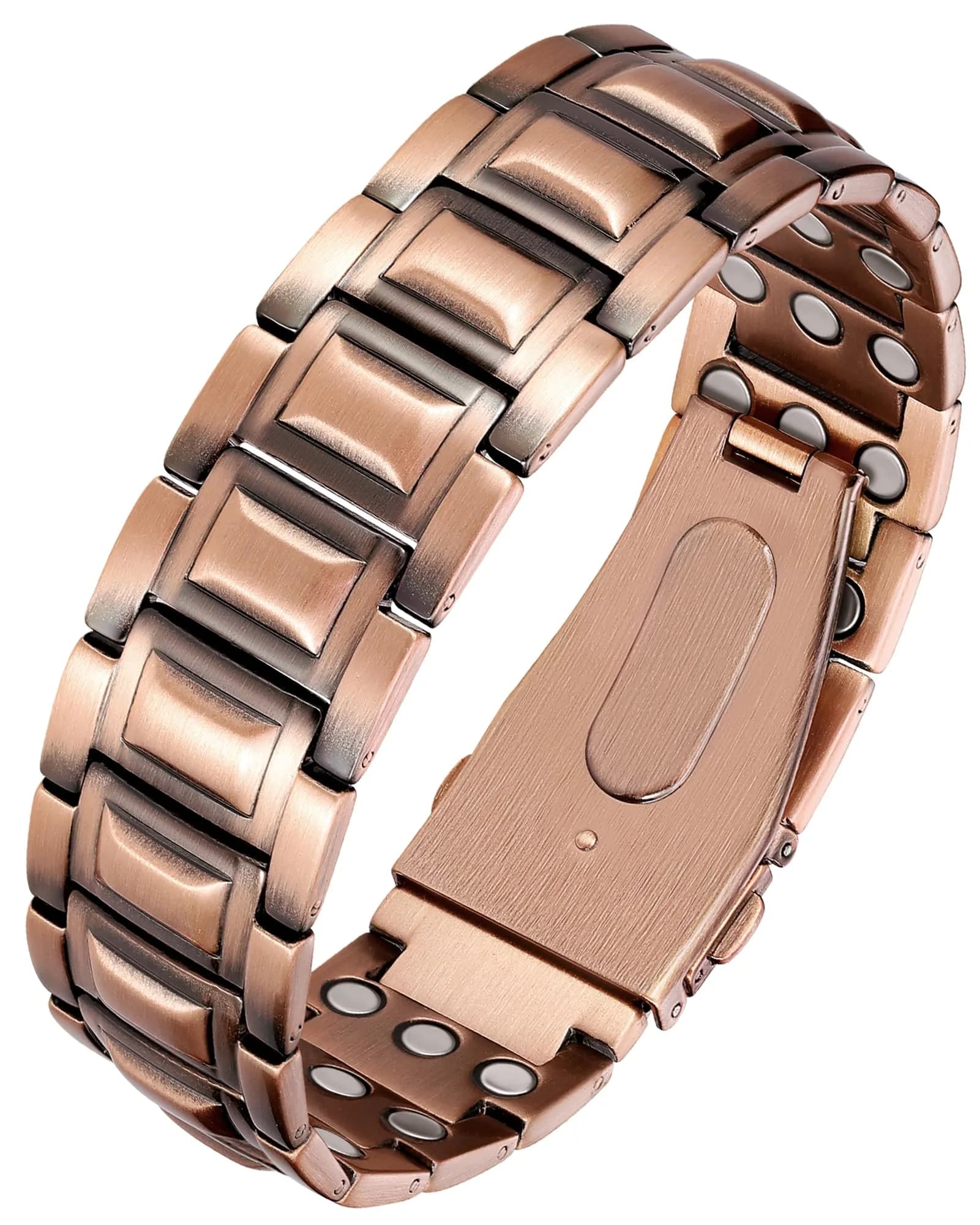 Feraco Pure Copper Magnetic Bracelet for Men | 8.66 inches (22 cm) - main product image
