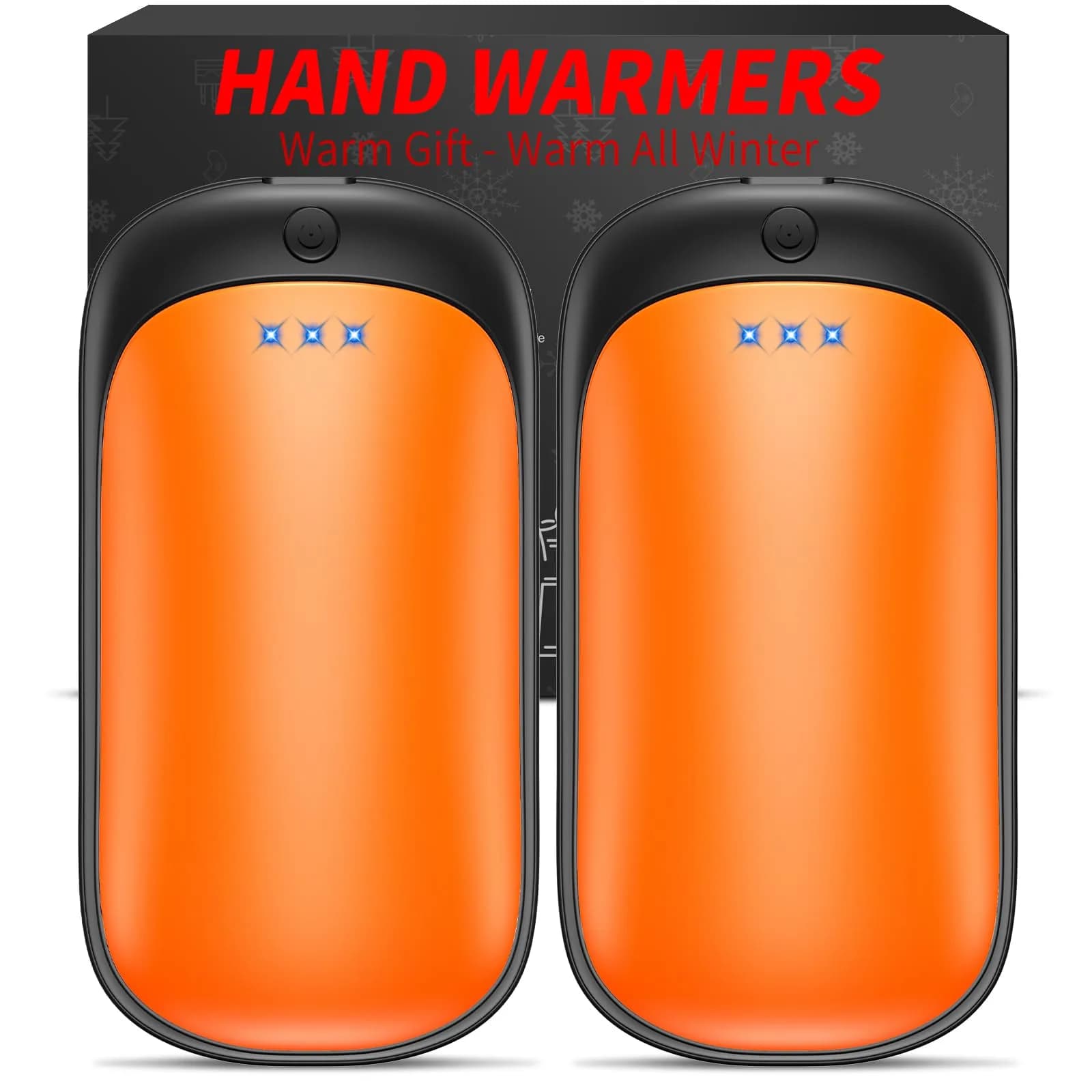 Lerat Rechargeable Hand Warmers 2 Pack 131°F Max Heat | 12-Hour Warmth for Extreme Cold