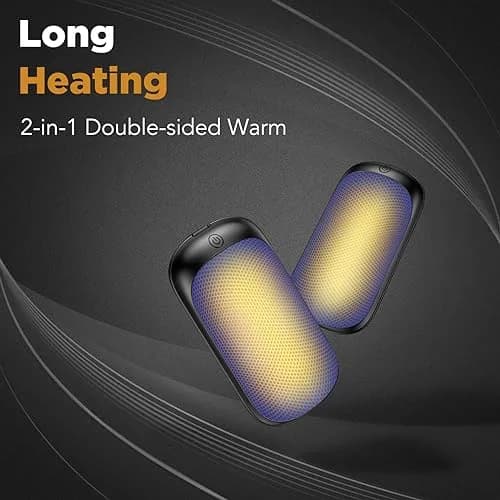 Lerat Rechargeable Hand Warmers 2 Pack 131°F Max Heat | 12-Hour Warmth for Extreme Cold thumbnail 4