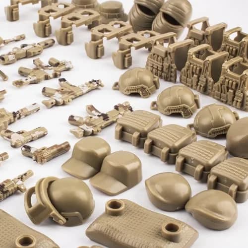MaozyHomie 63 Pcs Military Weapons Set Accessories UK Special Forces Toys | Compatible with Major Brands thumbnail 7