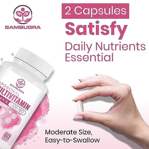 Sambugra Liposomal Multivitamin for Women 1400MG | Supports Immunity, Hair & Skin (100 words) thumbnail 9