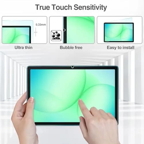 ProCase Tempered Glass Screen Protector for Samsung Galaxy Tab A9+ 11 Inch | 9H Hardness, HD Clear, Bubble-Free Installation thumbnail 3