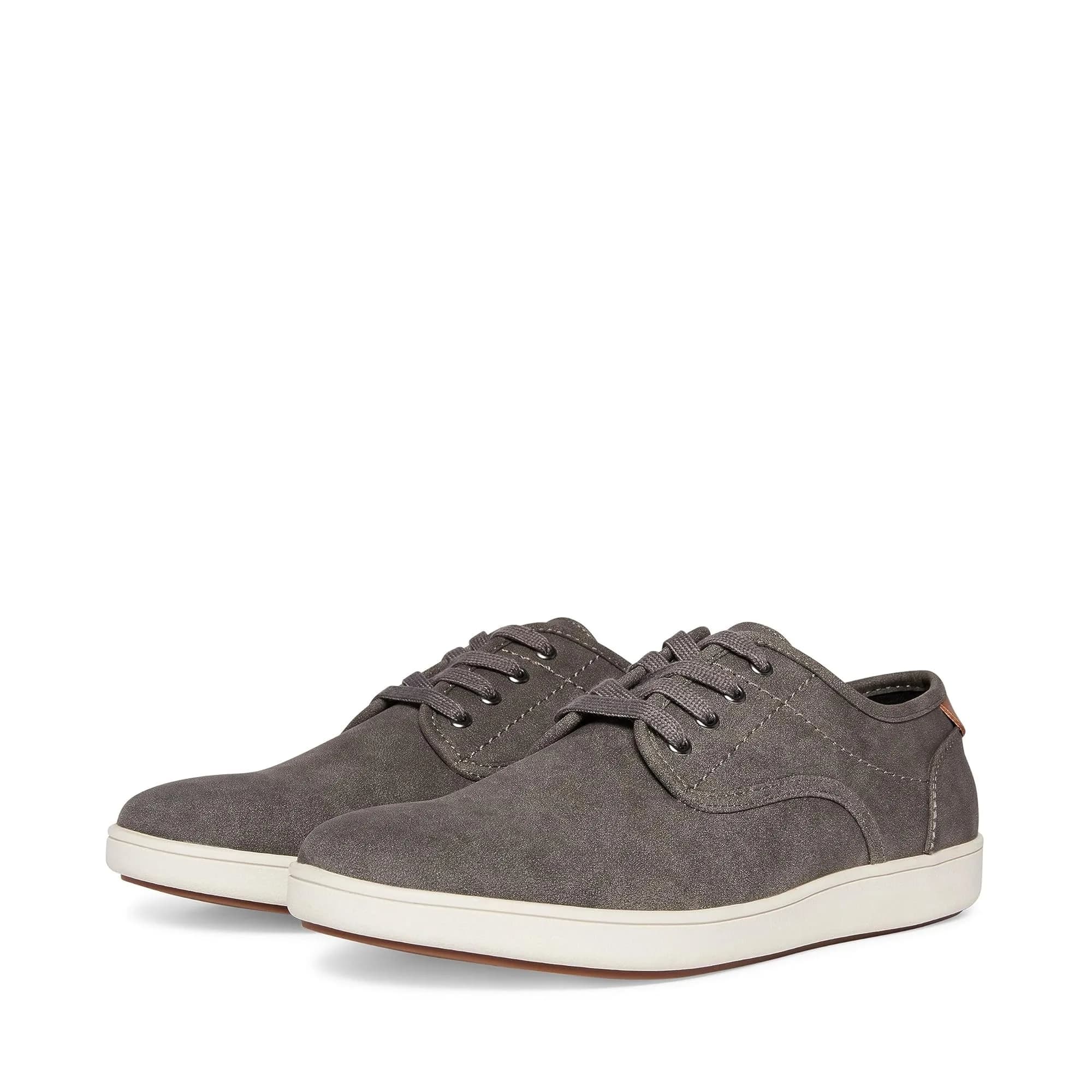 Steve Madden Fenta Men's Lightweight Casual Sneakers Walking Shoes Cream Fabric 7.5 (27.5 cm) — Grey / 7.5