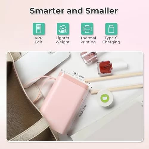 Nelko P21 Bluetooth Label Maker Machine with Tape | Portable Wireless Mini Label Printer thumbnail 4