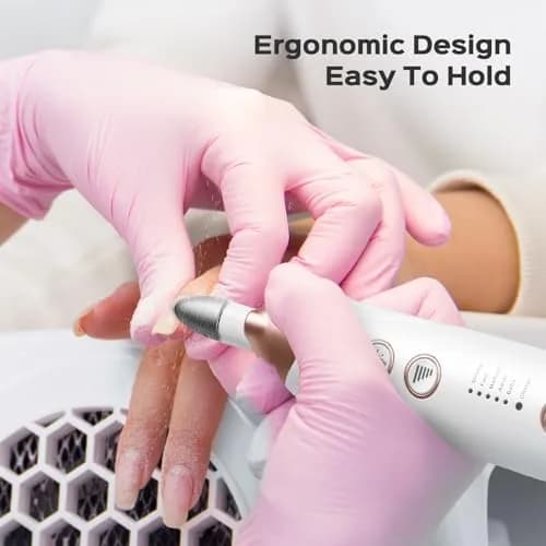COSLUS C43 Professional Manicure Pedicure Kit with Upgrade Standard Grinder | 5 Speeds, 5000 RPM, Cordless thumbnail 4