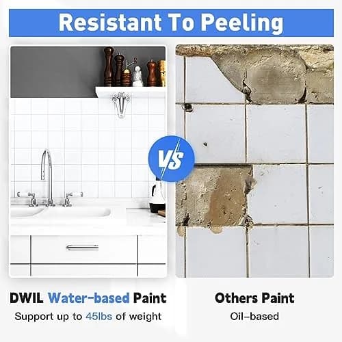 DWIL Tub and Tile Paint 16.5 oz (490 ml) Semi-Gloss White | Refinish Bathtubs, Sinks, Countertops & Tiles thumbnail 2