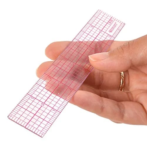 Westcott 6-Inch Beveled Transparent Ruler (B-50) - Pack of 2 | Precision Drafting Tool with Metric & Imperial Scales thumbnail 3
