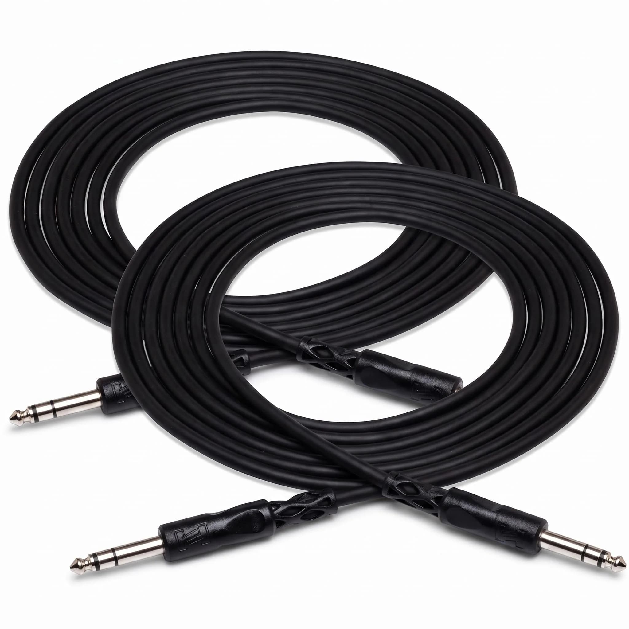 Hosa CSS-110 Balanced 1/4" TRS to 1/4" TRS Interconnect Cable, 3.05 m (10 Feet) Pack of 2 | Professional Audio Signal Transfer - main product image