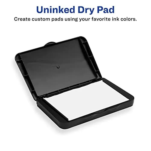 Avery Felt Uninked Stamp Pad, 2.75 x 4.27 Inches (7 x 10.8 cm), Pack of 2 | Ideal for Crafts & Office Use thumbnail 2