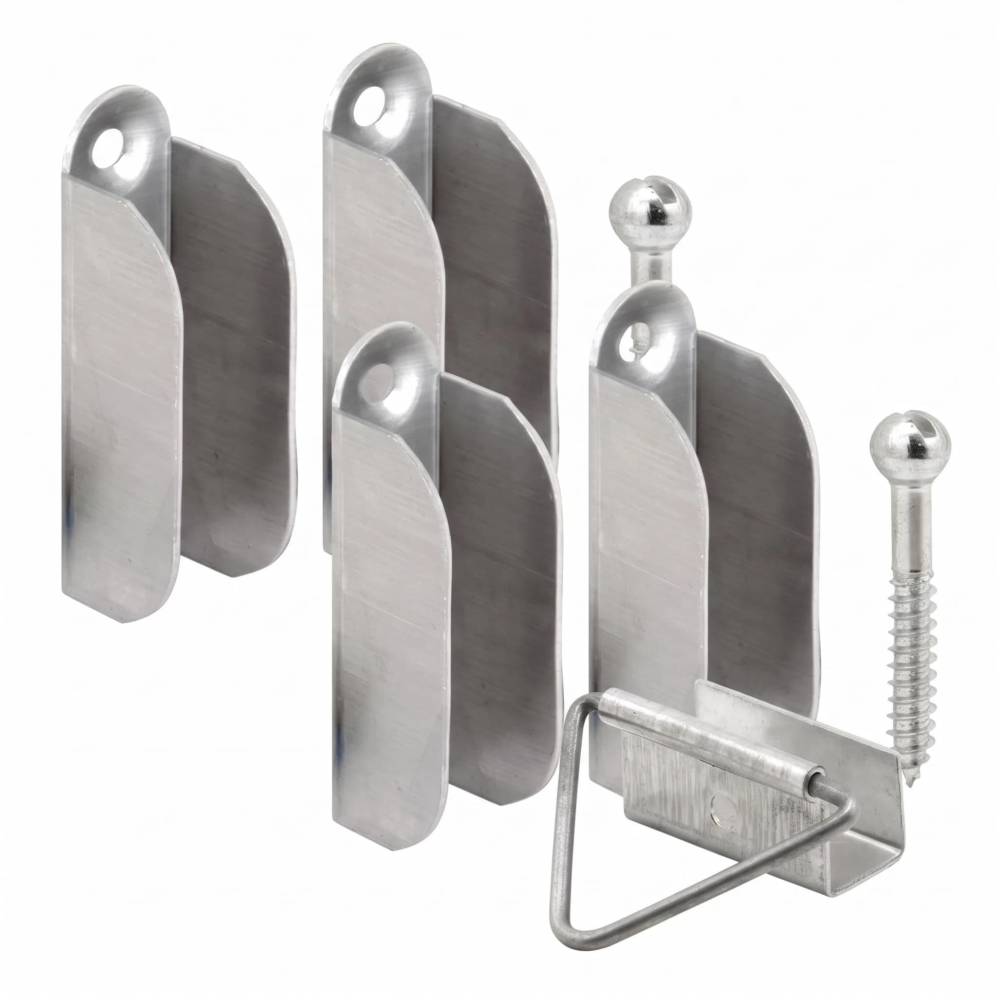 PRIME-LINE L 5770 Screen Hanger and Latch Set 0.08 kg (2 oz) | Secures Screens in Wooden Frames - main product image