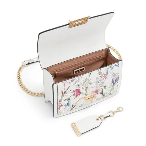 ALDO Byworthh Cross Body Bag Small Floral Bright Multi | Versatile Chain Strap thumbnail 7