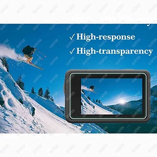 ULBTER Screen Protector for DJI OSMO Action 4 Camera + Lens Cap | 9H Tempered Glass, Bubble-Free, HD Clarity thumbnail 7