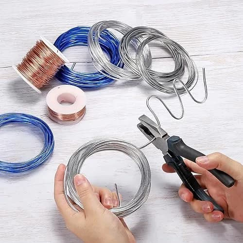 PATIKIL 99.99% High Purity Zinc Wire 1mm (0.039 inch) 5m (16.4ft) Roll | Soft Crafting Wire for Bonsai & DIY thumbnail 5