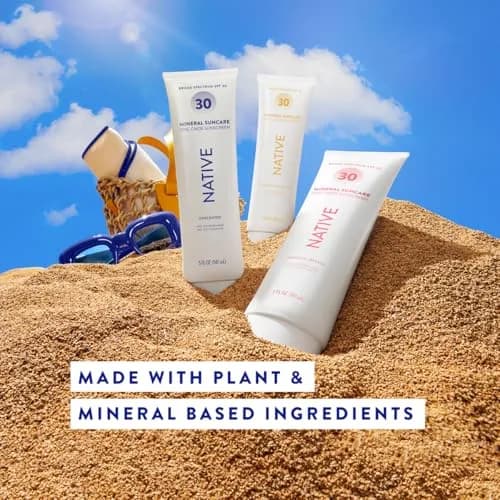 Native Sunscreen SPF 30 Lotion 148ml (5 Fl Oz) | Dermatologist Tested for Sensitive Skin thumbnail 5