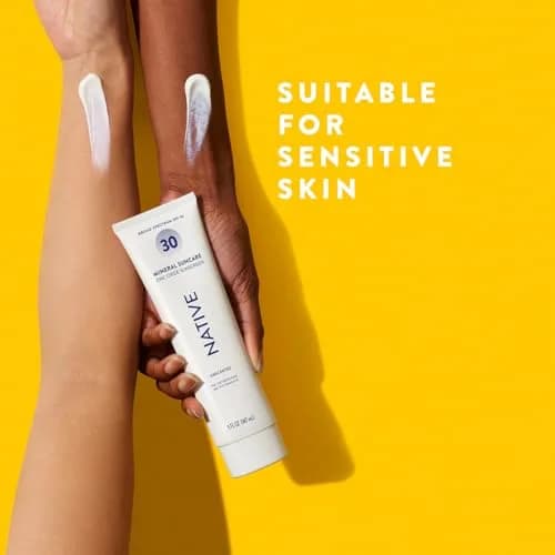 Native Sunscreen SPF 30 Lotion 148ml (5 Fl Oz) | Dermatologist Tested for Sensitive Skin thumbnail 3