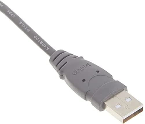Belkin USB A/B Device Daisy Chain Cable 15cm (6 Inches) Pack of 2 | Connects Printers, Hubs, and More thumbnail 4