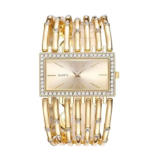 Dacdyi Women's Quartz Watch 0.28in Dial | Elegant Gold Tone Accessory thumbnail 1