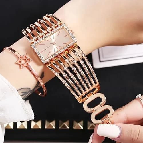 Dacdyi Women's Quartz Watch 0.28in Dial | Elegant Gold Tone Accessory thumbnail 5