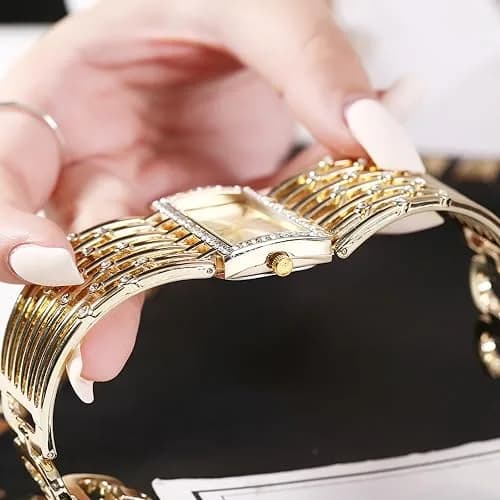 Dacdyi Women's Quartz Watch 0.28in Dial | Elegant Gold Tone Accessory thumbnail 7