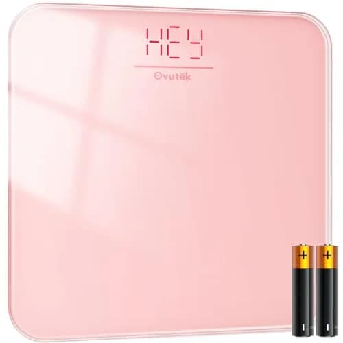 Ovutek Pink Digital Body Weight Scale 181 kg (400 lb) | Accurate to 0.1 lb thumbnail 1