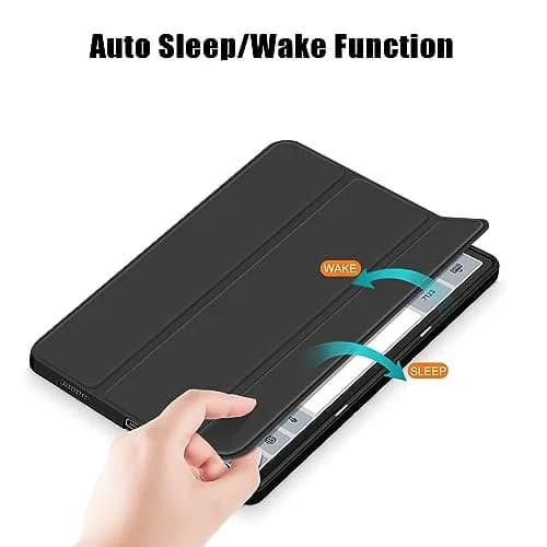 DINGGUAGUA Black Case for Lenovo Tab P12 12.7-inch (321mm) | Slim Smart Folio with Multi-Angle Stand thumbnail 5