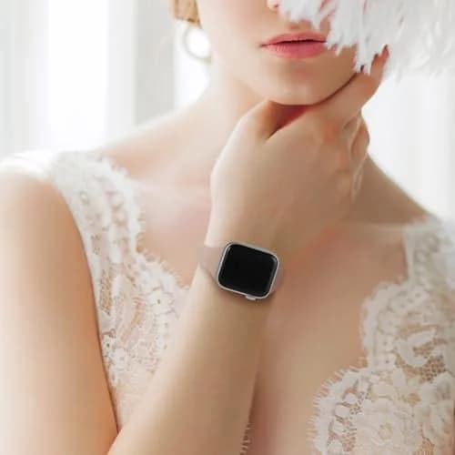 Drimobiuty Slim Thin Silicone Sport Watch Band Compatible with Apple Watch Series 1-11, Ultra, SE 38mm-49mm | Water-Resistant, Breathable, Water Resistant thumbnail 6