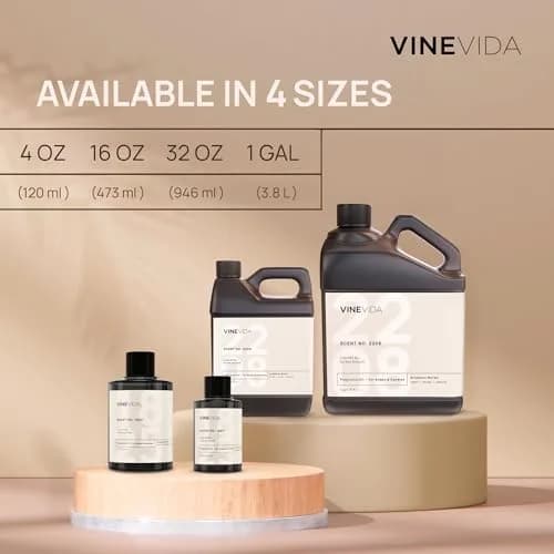 VINEVIDA Mahogany Teakwood Fragrance Oil 4 Fl Oz | Essential Oil Diffuser Refill & Room Spray thumbnail 6