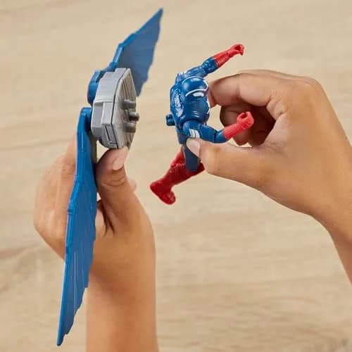 Marvel Epic Hero Series Captain America Flight Control Action Figure 10 cm (4-inch) | ASTM-Tested Toy for Kids 4+ thumbnail 3