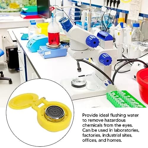 Pomya Eye Wash Spray Nozzle | Stainless Steel, Gentle Water Flow, Easy Install, Industrial & Lab Use thumbnail 2