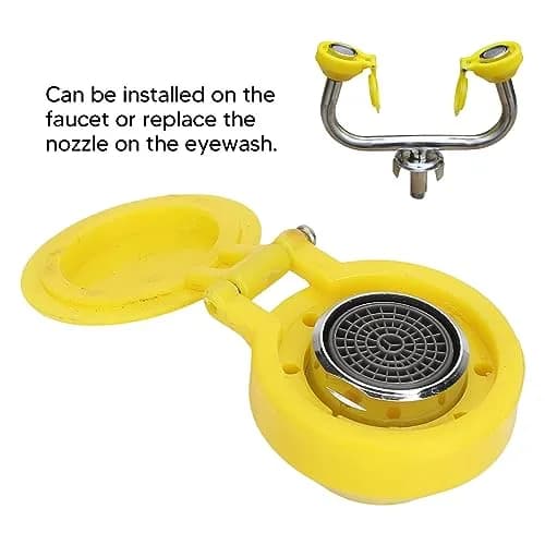 Pomya Eye Wash Spray Nozzle | Stainless Steel, Gentle Water Flow, Easy Install, Industrial & Lab Use thumbnail 3