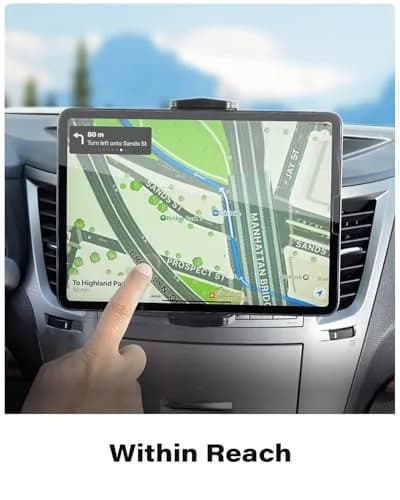 APPS2Car CD Slot Tablet Mount Holder for 4.7-13" Devices | Secure 360° Rotation for Road Trips thumbnail 3