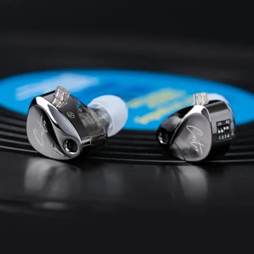 KZ Castor Dual Dynamic Driver Wired In-Ear Monitor Headphones with Mic & Tunable Sound, BassBlack, 2-Pack | HiFi Sound for Musicians thumbnail 7