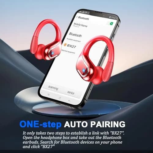 Ltinist Wireless Earbud 75Hrs Bluetooth 5.4 Waterproof IP7 Earphones with ENC Noise Canceling Mics, Deep Bass, Earhooks for Android, iOS, Workout, Gym thumbnail 8