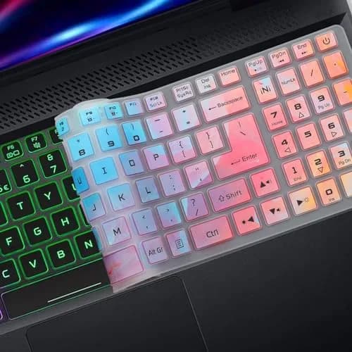MUBUY-GOL Keyboard Cover for Acer Nitro 5 & Predator Helios 300 15.6" & 17.3" | Waterproof & Washable thumbnail 4