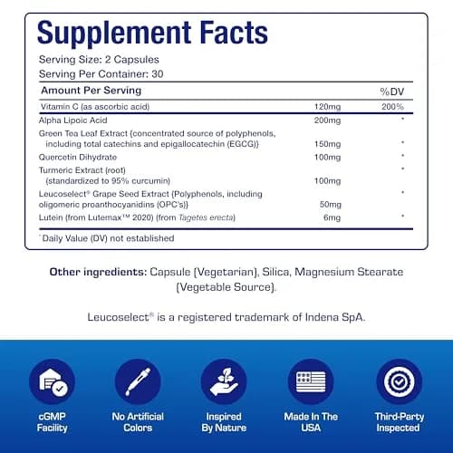 Anabolic Laboratories Superfood Based Potent Antioxidant Supplement 60 Capsules | Broad Spectrum Herbal Blend for Daily Wellness thumbnail 4