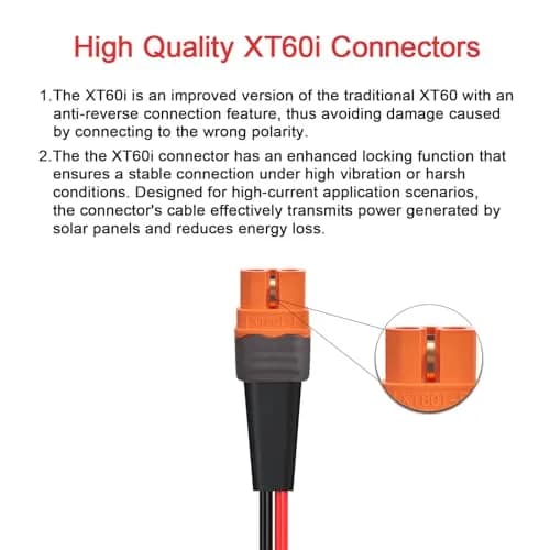 ELFCULB 10AWG Solar to XT60i Cable - 35FT | Connect Solar Panels to Power Stations thumbnail 2