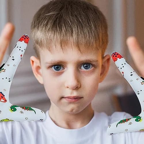 Yxmeiguo Thumb Sucking Guard Gloves for Kids Ages 5-12 | 2 Pairs, Colorful Dinosaur Pattern thumbnail 7