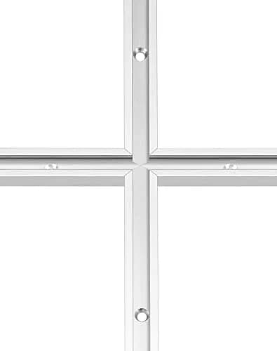 QWORK Aluminum T Track 48 Inch (121.9 cm) - 8 Pack | Universal Double Cut Profile for Woodworking thumbnail 3