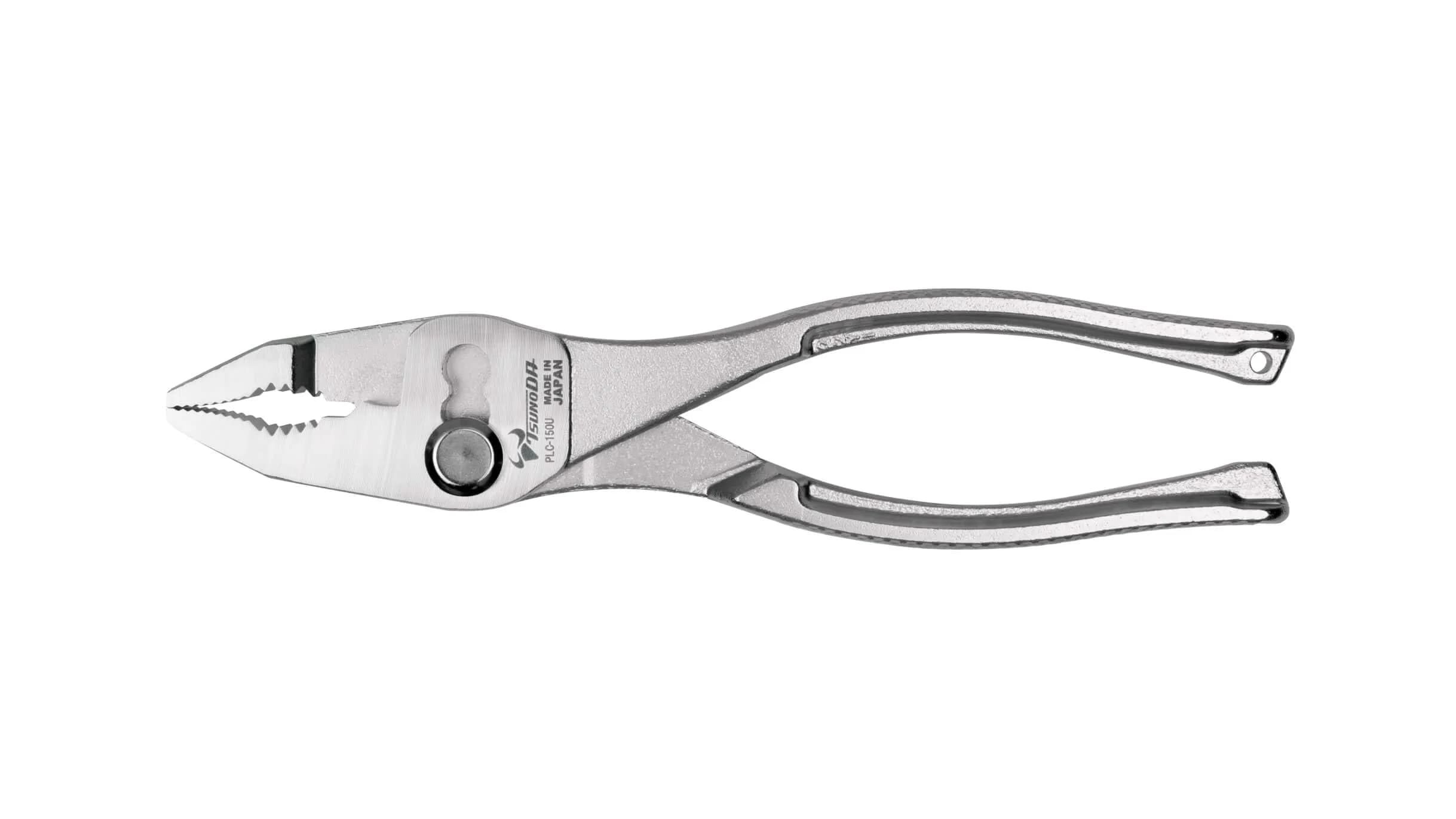 Tsunoda PLC-150U, Wide-Contact Slip Joint Pliers, 6-Inch | Heavy-Duty Japan-Made Hand Tool - main product image